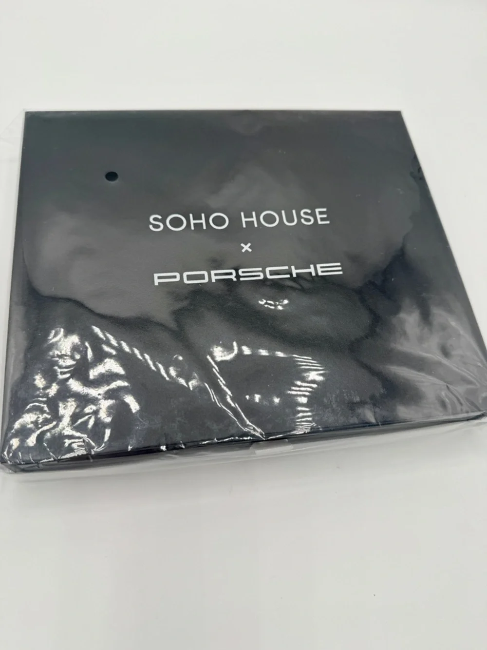 NWT Porsche x Soho House Blue Pasha Scarf Bandana - Satin Silk Material , New